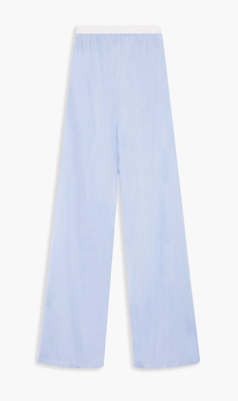 

Maison Margiela Blue Avp Viscose Light Blue Pants for Women | The Deal Outlet