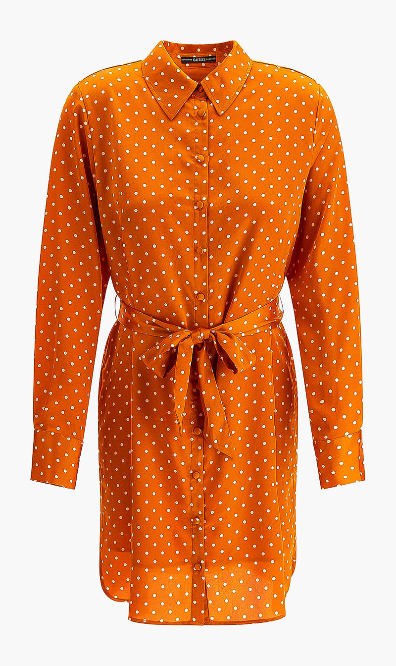 

Danielle Polka Dot Dress, Orange