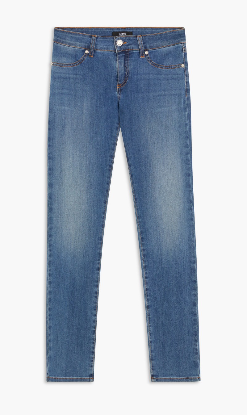 Versace Blue Pantalone Jeans for Women | The Deal Outlet