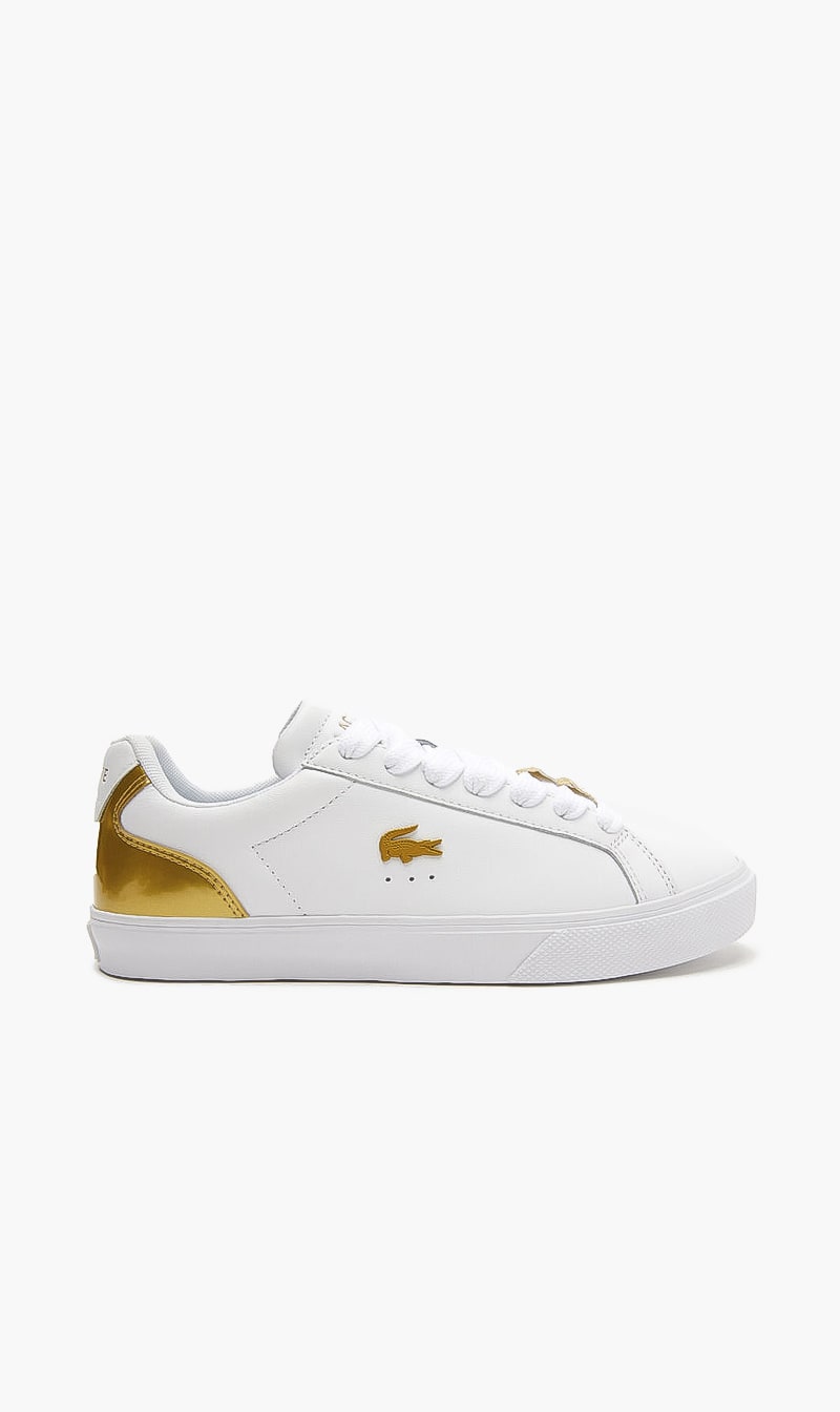 

Lacoste Gold Lerond Pro Lace Up Sneakers for Women | The Deal Outlet