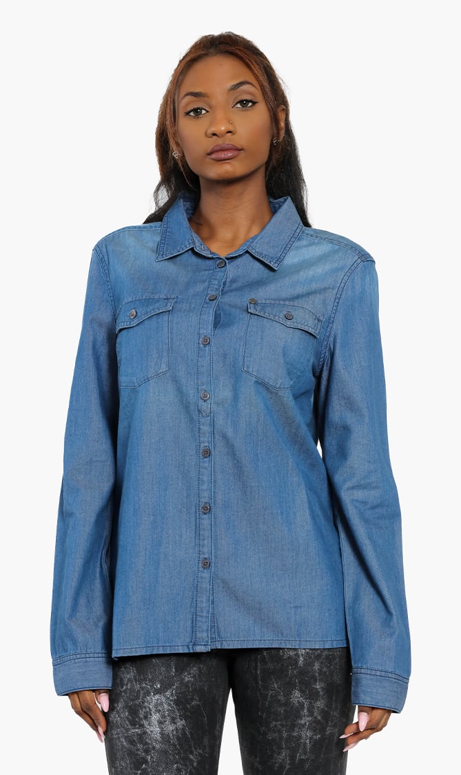 

Emporio Armani Cotton Denim Shirt