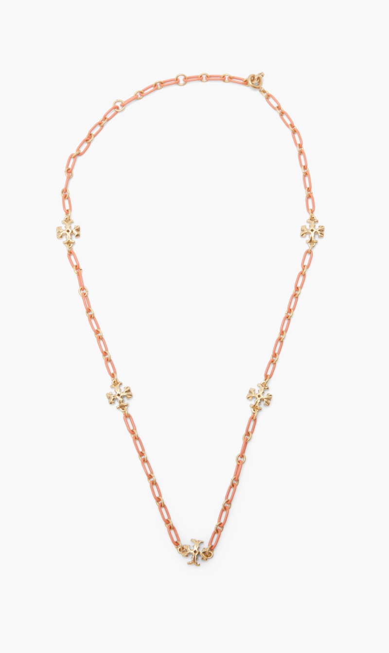 

Tory Burch Roxanne Chain Delicate Necklace for Women | The Deal Outlet