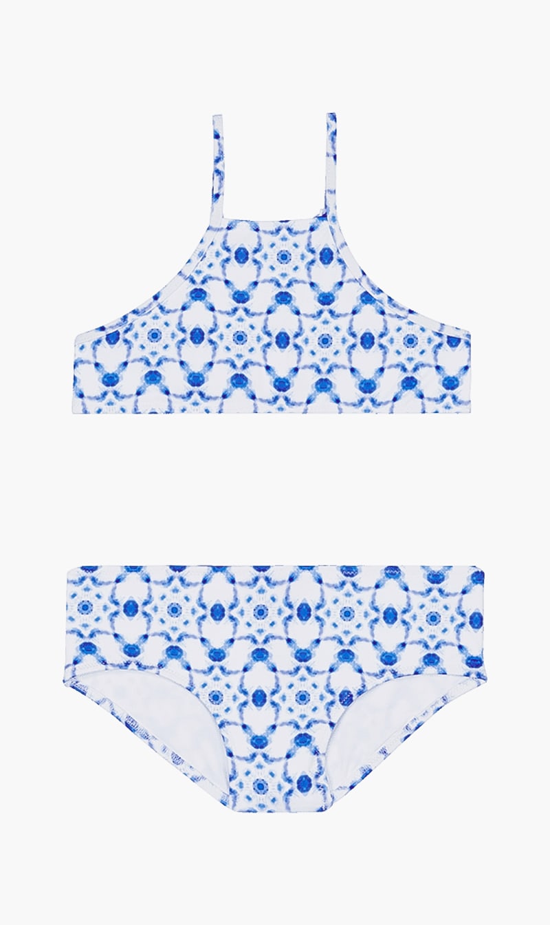 

Printed Bikini Set, Blue