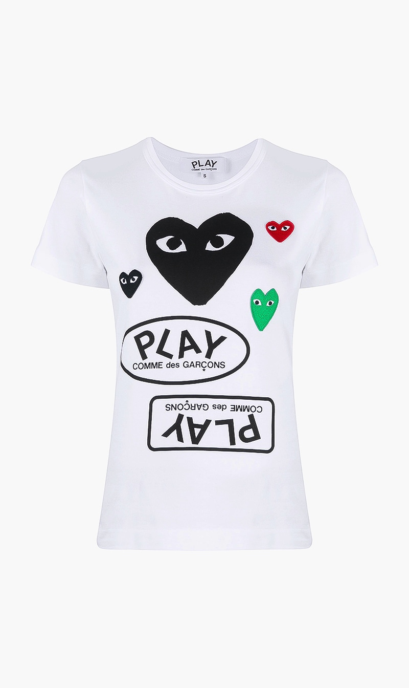 

Play Multi Logo Print T-shirt, White